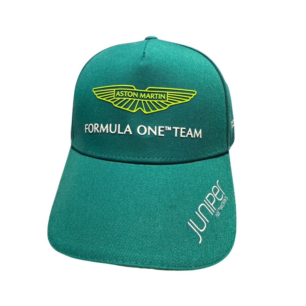 Aston Martin Formula 1 Team Cap Green Adjustable Snapback Juniper Cognizant BOSS